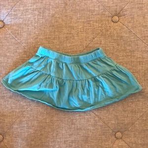 9-12 month Tea skirt in aqua blue